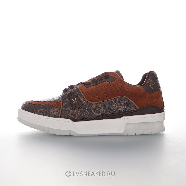 Louis Vuitton LV Trainer "Brown Suede Monogram" 1A5UR4 Sneakers