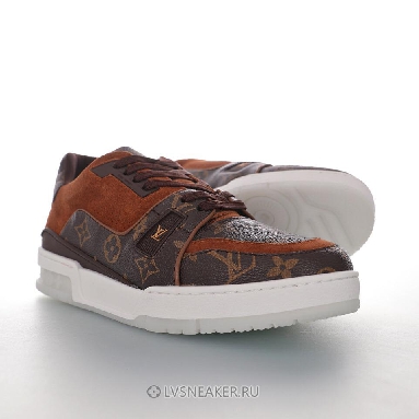 Louis Vuitton LV Trainer "Brown Suede Monogram" 1A5UR4 Sneakers