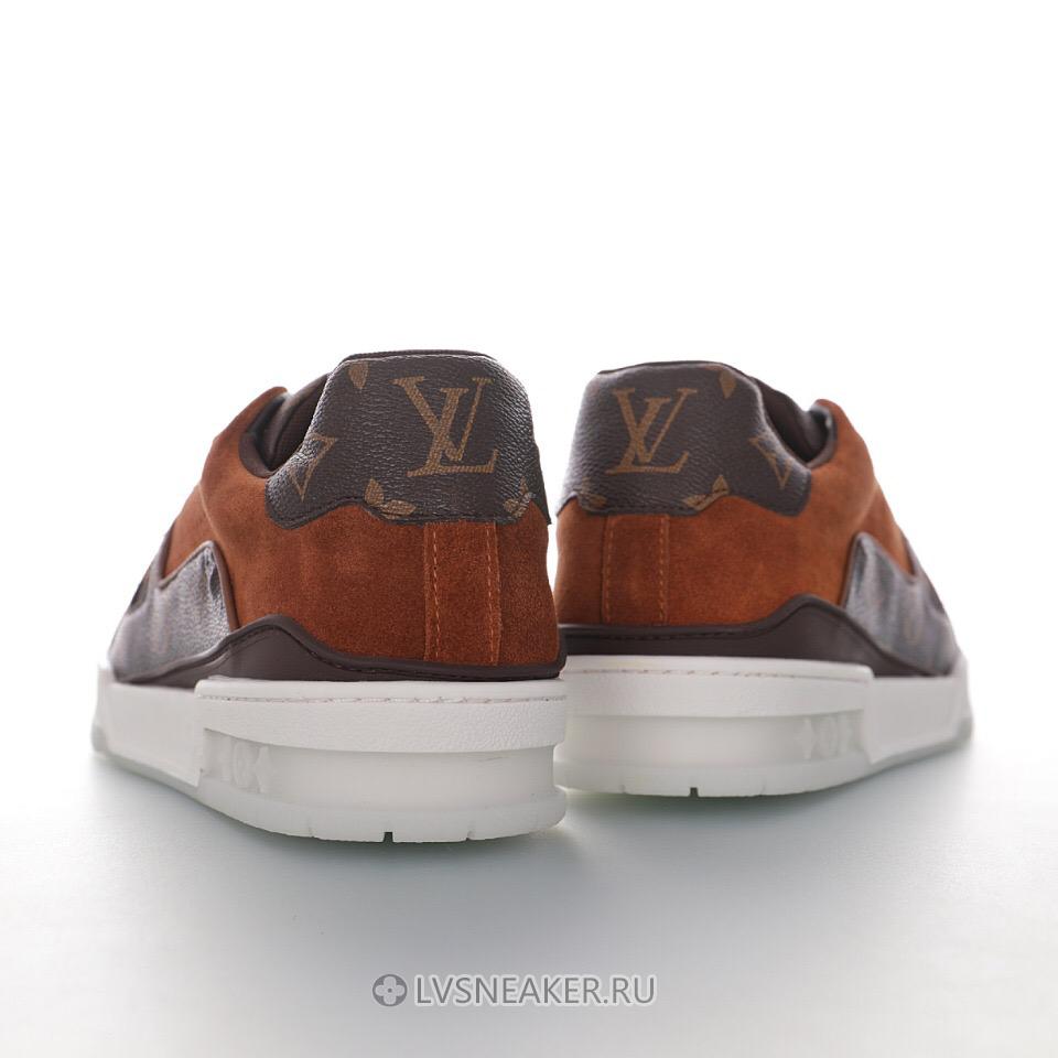 Louis Vuitton LV Trainer "Brown Suede Monogram" 1A5UR4 Sneakers