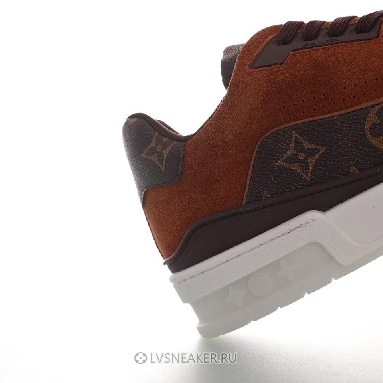Louis Vuitton LV Trainer "Brown Suede Monogram" 1A5UR4 Sneakers