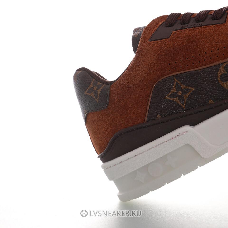 Louis Vuitton LV Trainer "Brown Suede Monogram" 1A5UR4 Sneakers