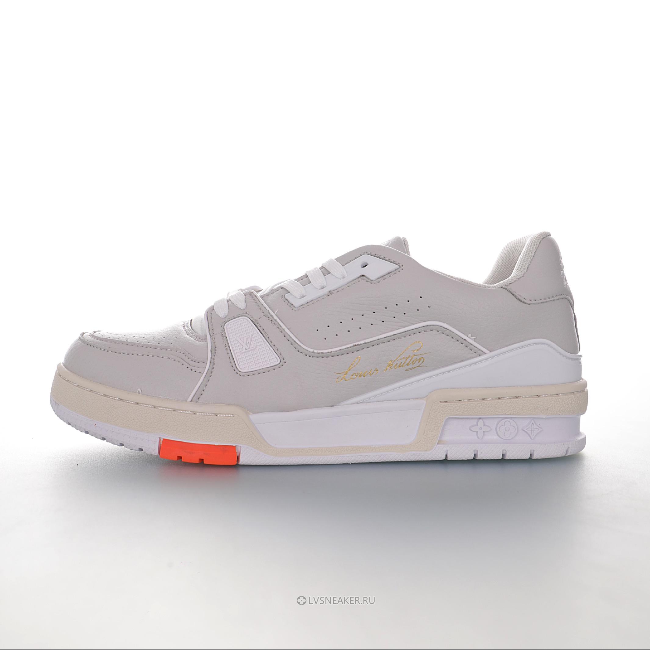Louis Vuitton LV Trainer "White Orange" 1A5A0V Sneakers