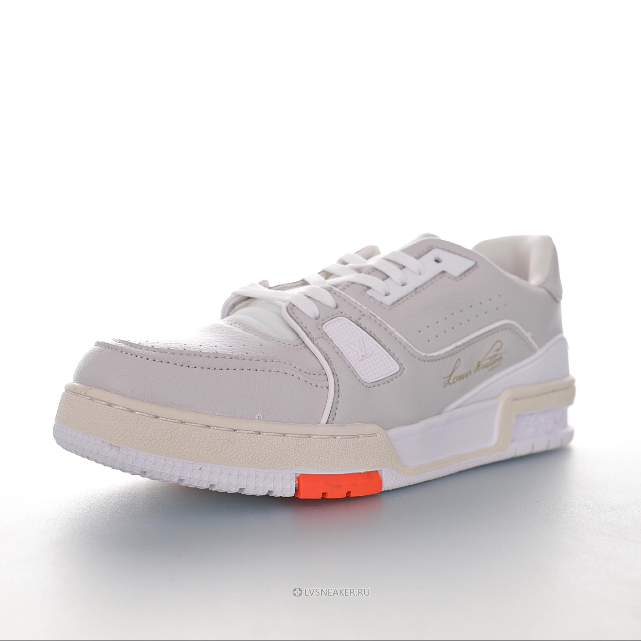 Louis Vuitton LV Trainer "White Orange" 1A5A0V Sneakers