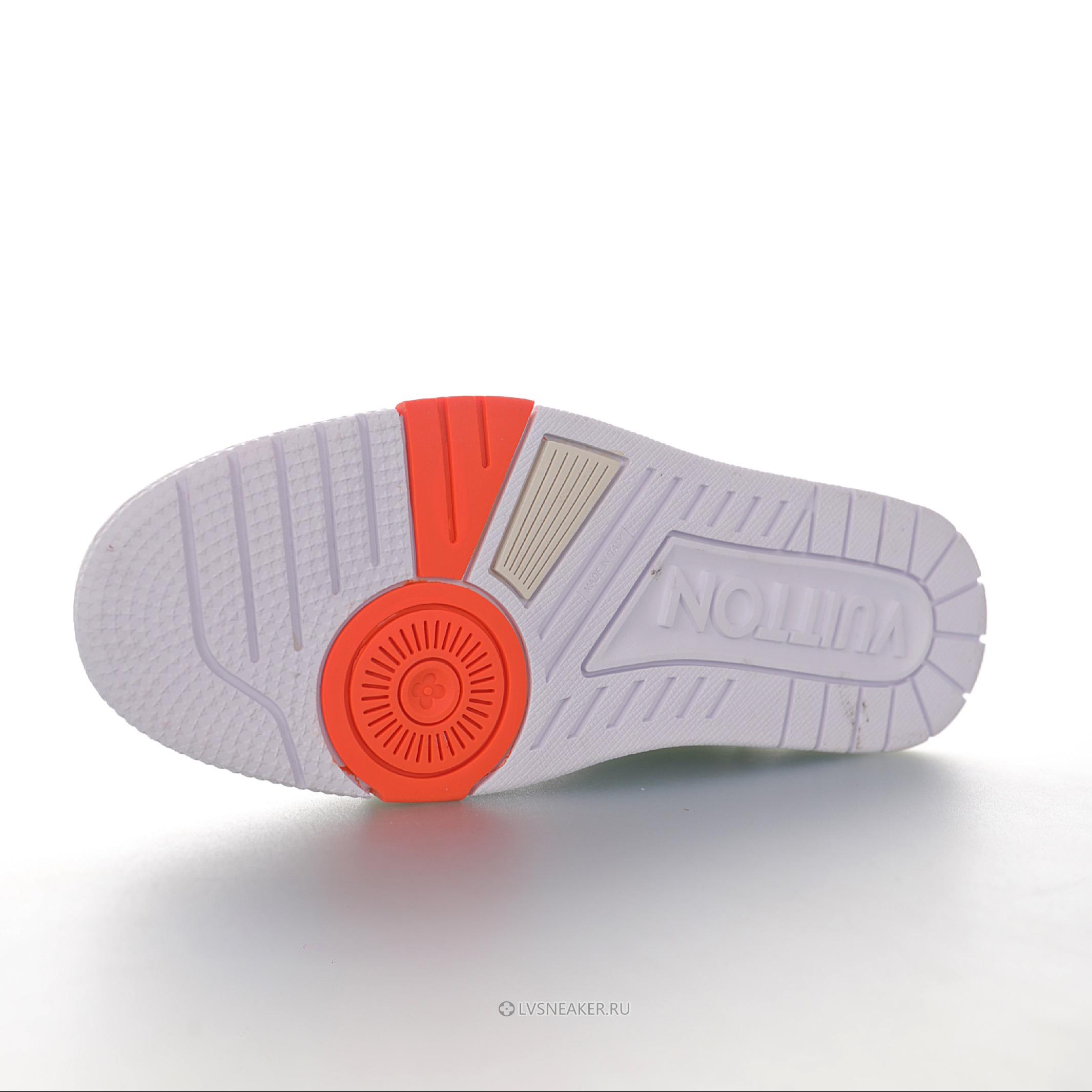 Louis Vuitton LV Trainer "White Orange" 1A5A0V Sneakers
