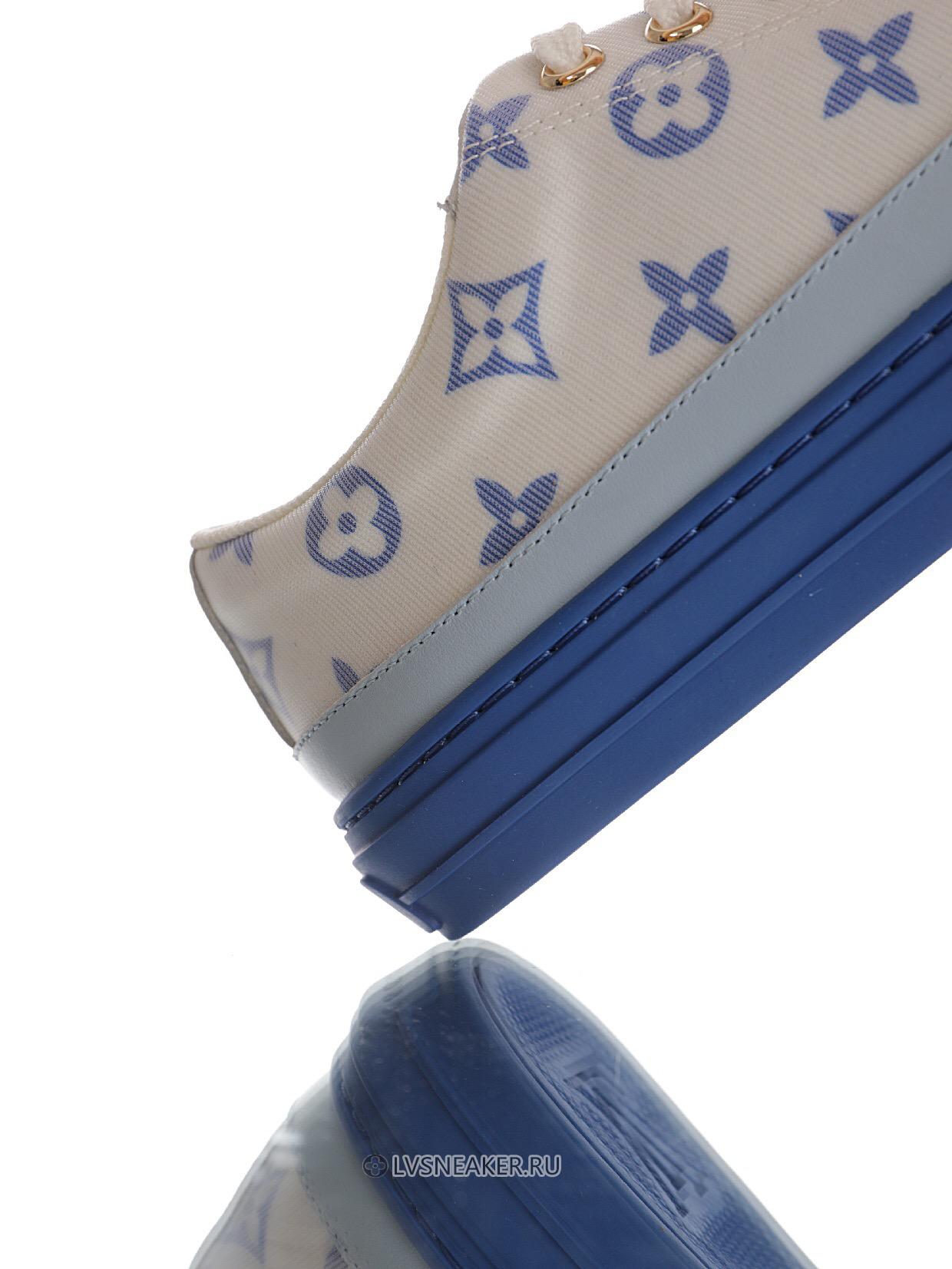 Louis Vuitton LV Stellar Low-Top "White Blue" 1A65U Sneakers