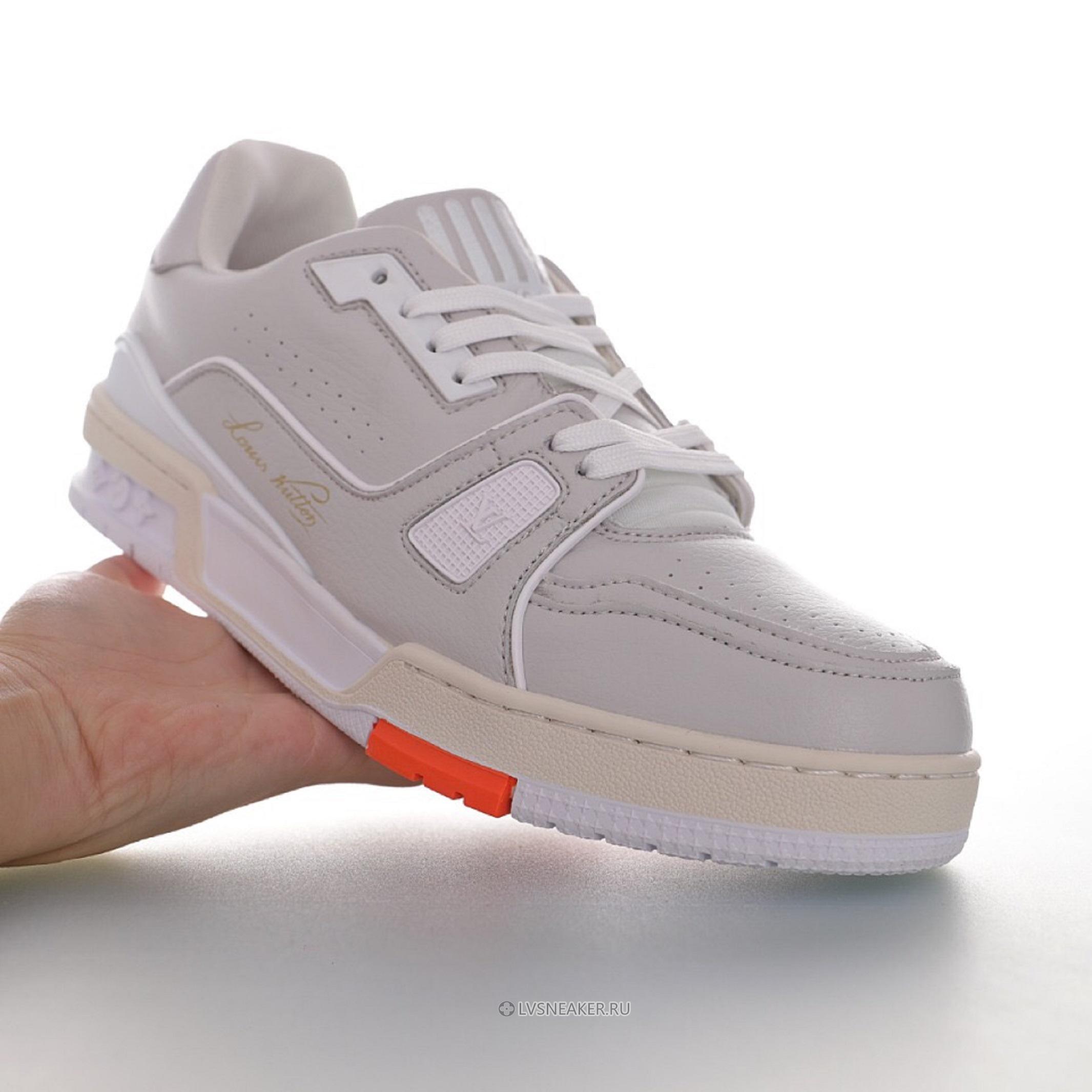Louis Vuitton LV Trainer "White Orange" 1A5A0V Sneakers
