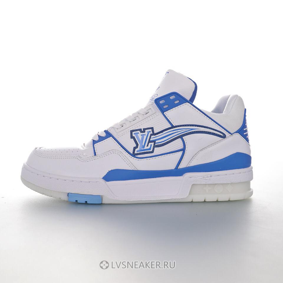 Louis Vuitton LV Trainer "White Blue" 1A8AGK Sneakers