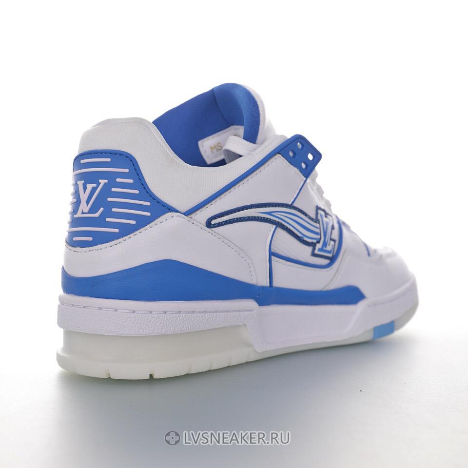 Louis Vuitton LV Trainer "White Blue" 1A8AGK Sneakers