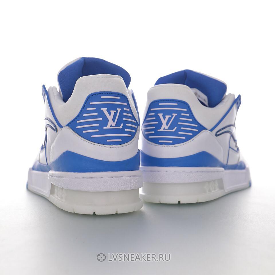 Louis Vuitton LV Trainer "White Blue" 1A8AGK Sneakers