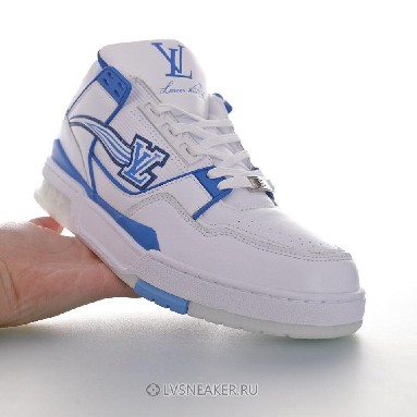 Louis Vuitton LV Trainer "White Blue" 1A8AGK Sneakers