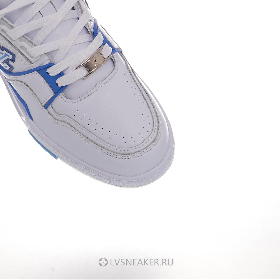 Louis Vuitton LV Trainer "White Blue" 1A8AGK Sneakers