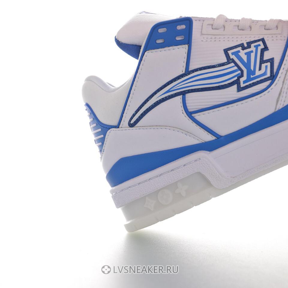 Louis Vuitton LV Trainer "White Blue" 1A8AGK Sneakers