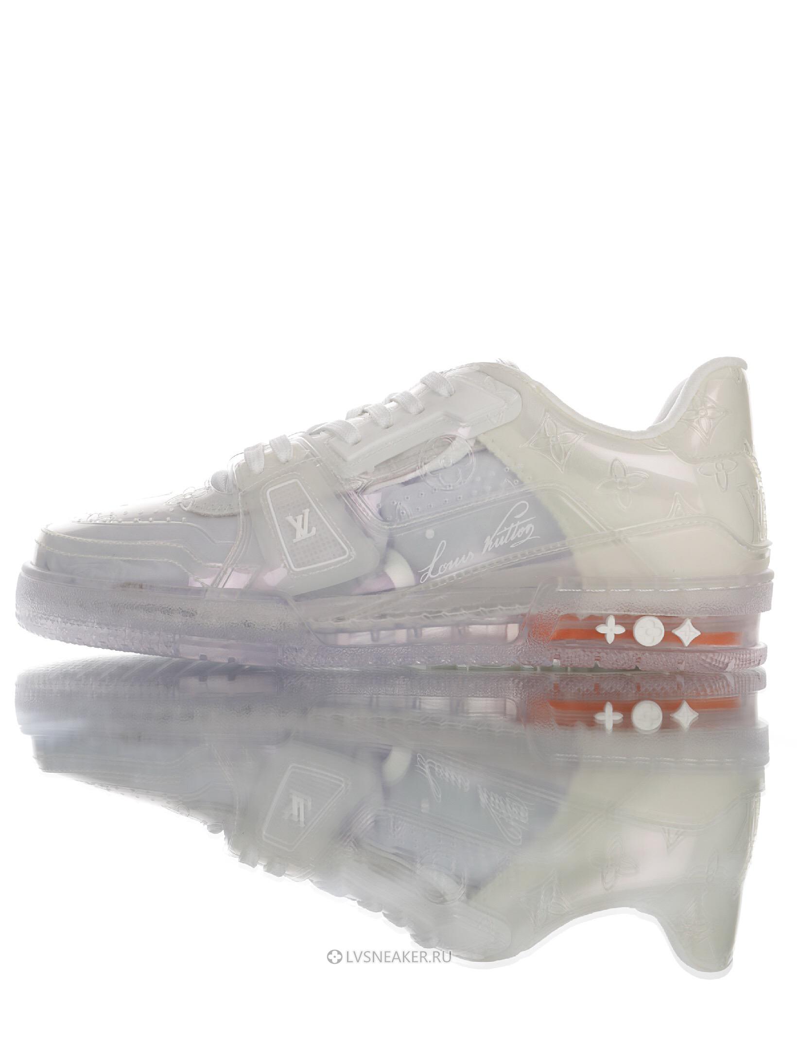 Louis Vuitton LV Trainer "Pearly Transparent White" 1A5YQX Sneakers