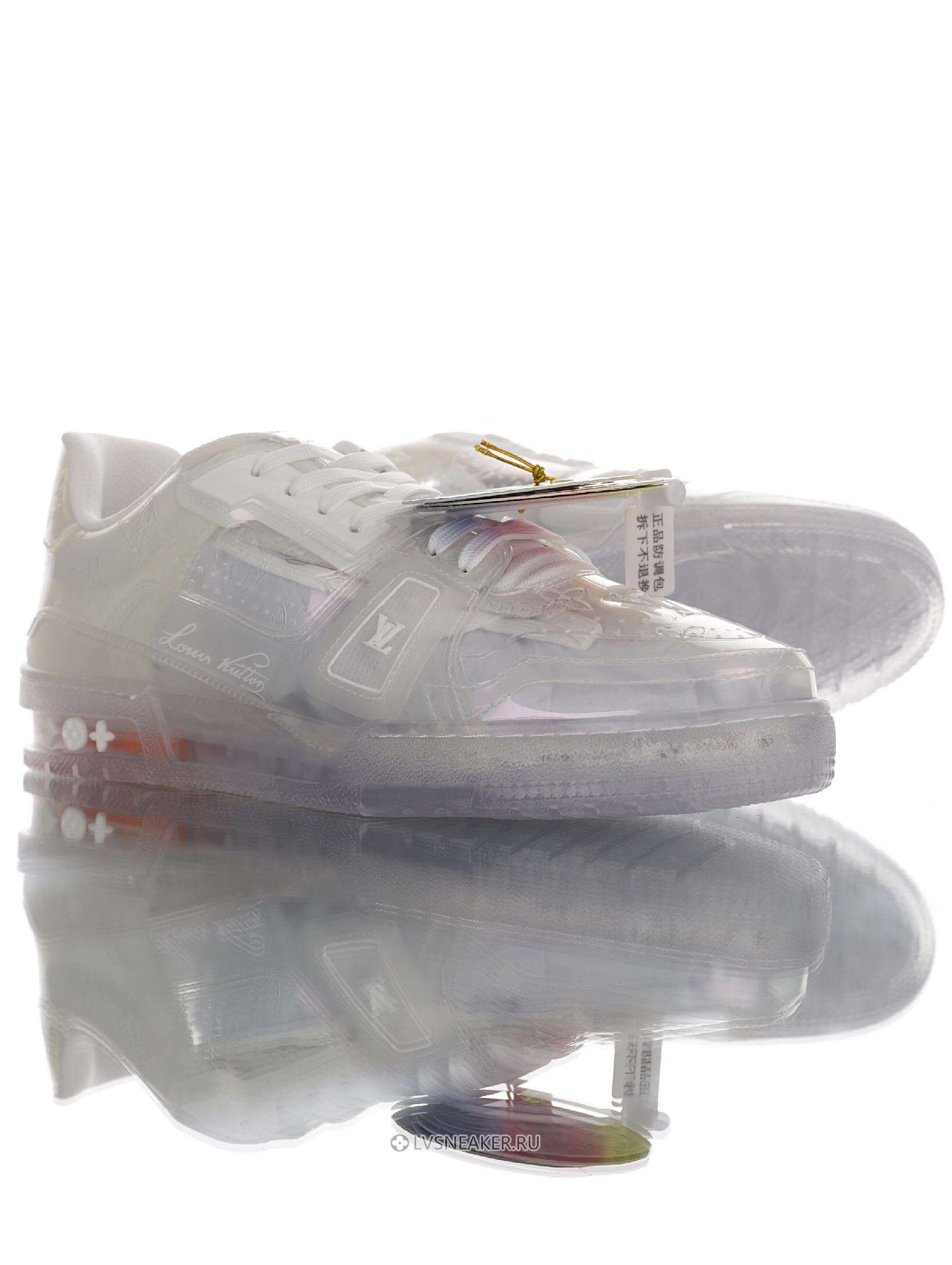 Louis Vuitton LV Trainer "Pearly Transparent White" 1A5YQX Sneakers