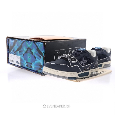 Louis Vuitton LV Trainer "Navy Mesh" 1A9DEF Sneakers