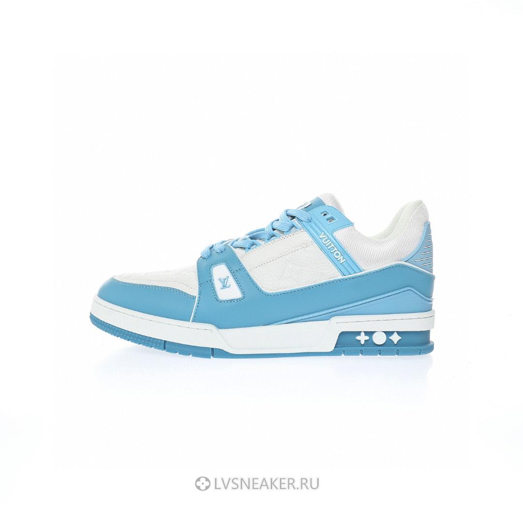 Louis Vuitton LV Trainer "White Sky Blue" 1AA6X0 Sneakers