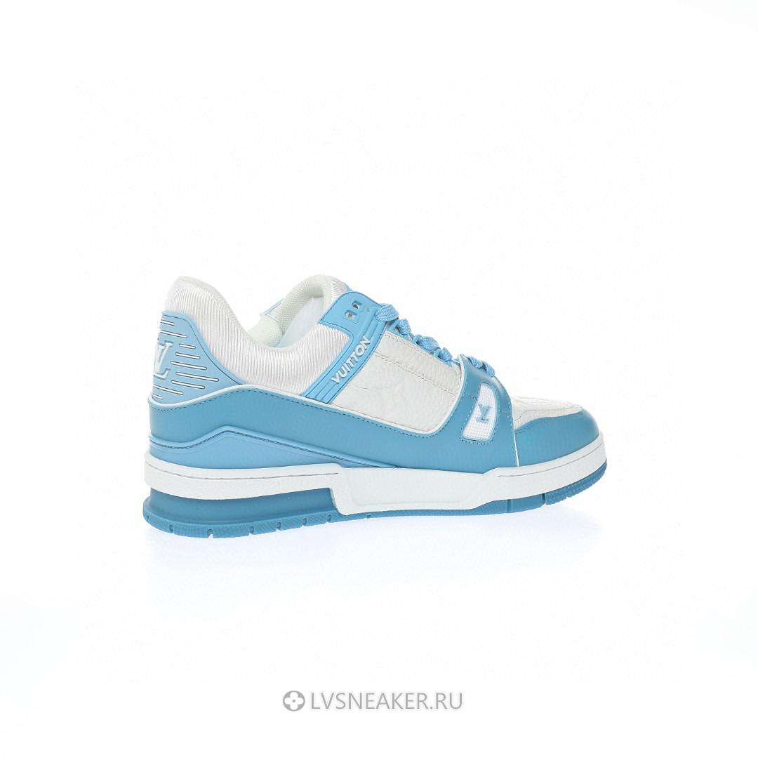 Louis Vuitton LV Trainer "White Sky Blue" 1AA6X0 Sneakers