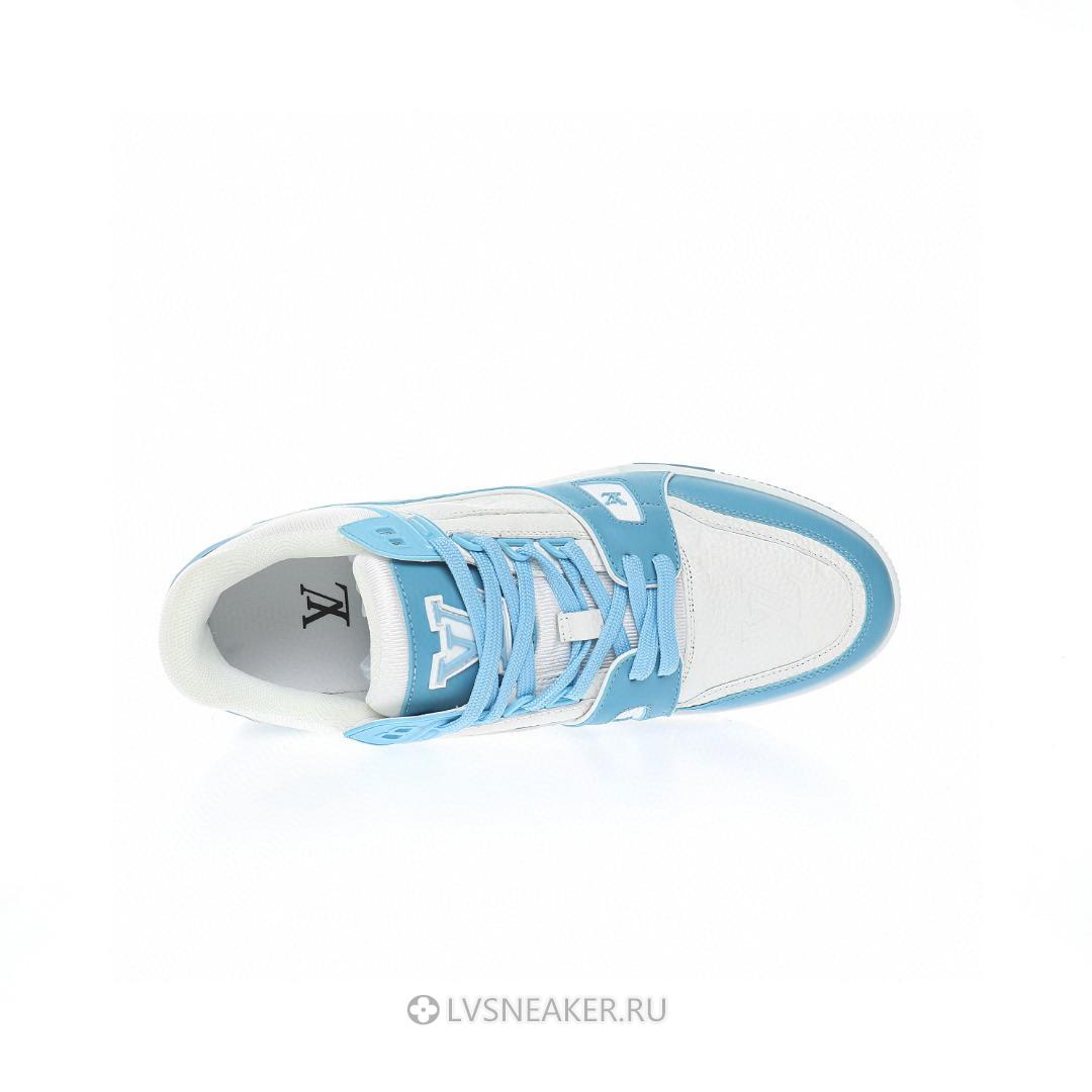 Louis Vuitton LV Trainer "White Sky Blue" 1AA6X0 Sneakers
