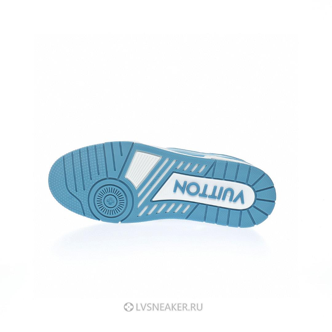 Louis Vuitton LV Trainer "White Sky Blue" 1AA6X0 Sneakers