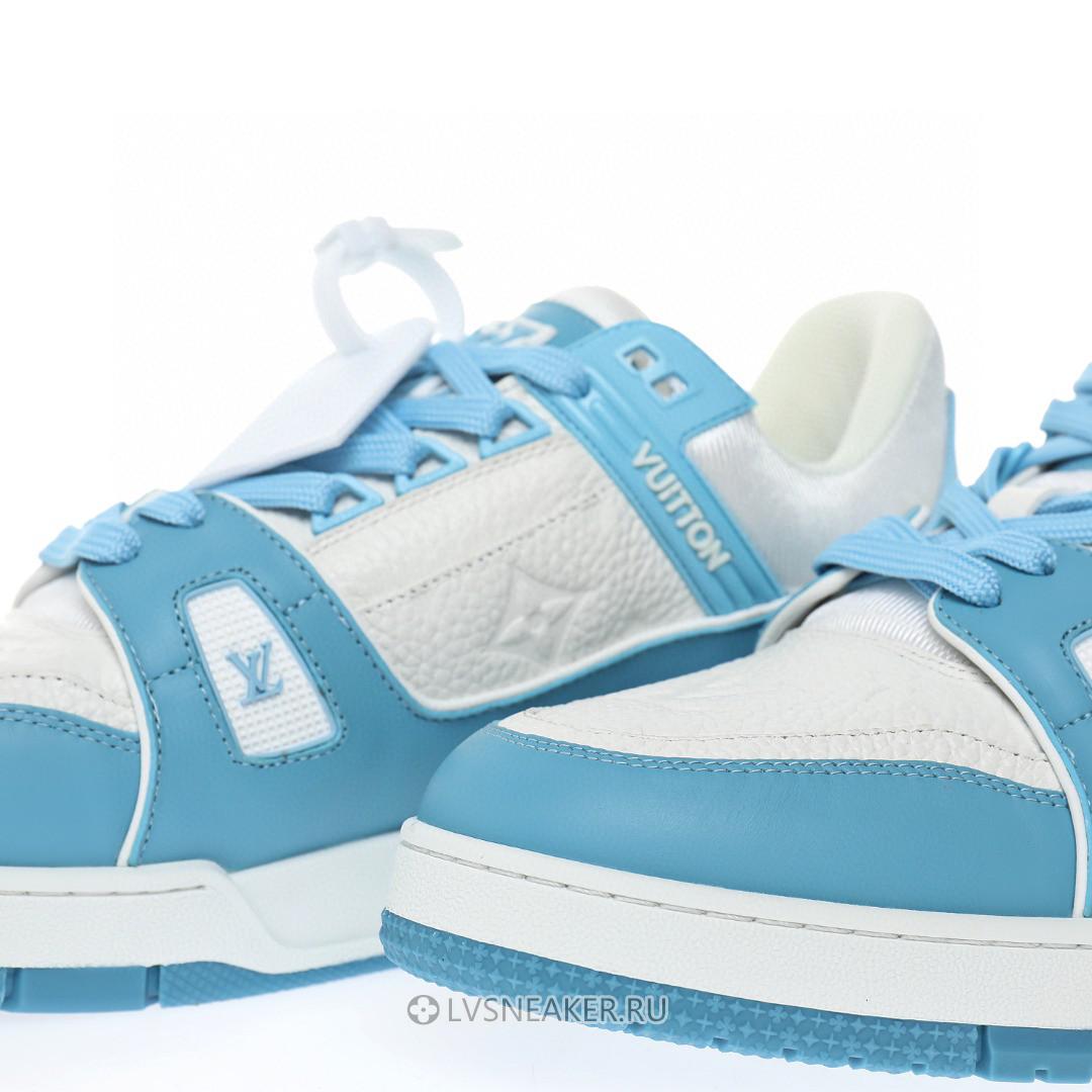 Louis Vuitton LV Trainer "White Sky Blue" 1AA6X0 Sneakers