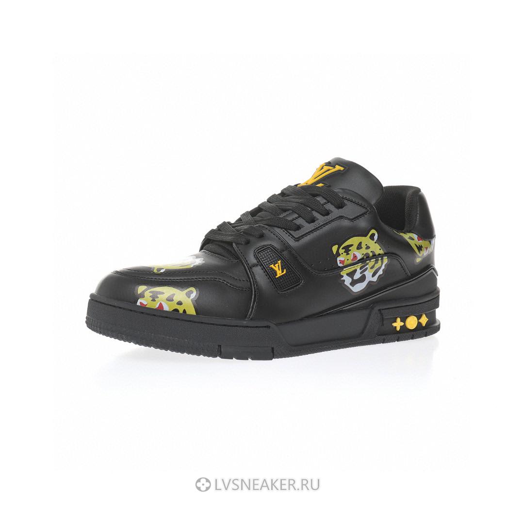 Louis Vuitton LV x Nigo Trainer "White with Tiger Monogram" 1A9JBR Sneakers