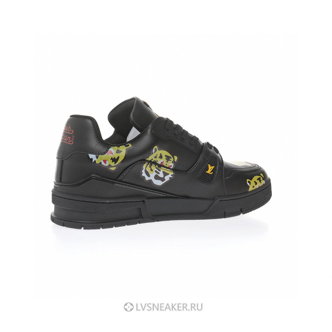 Louis Vuitton LV x Nigo Trainer "White with Tiger Monogram" 1A9JBR Sneakers