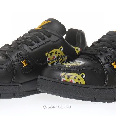 Louis Vuitton LV x Nigo Trainer "White with Tiger Monogram" 1A9JBR Sneakers