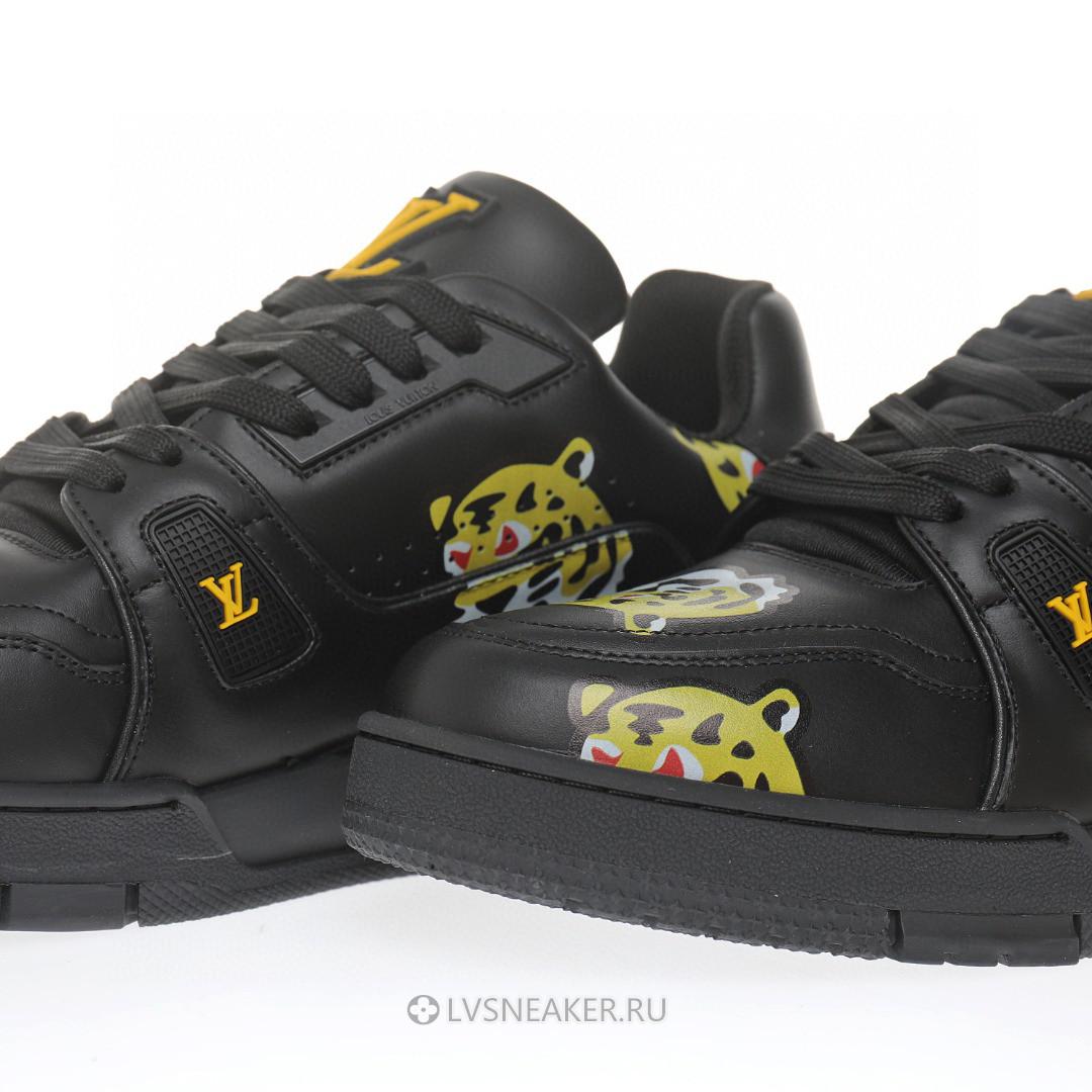 Louis Vuitton LV x Nigo Trainer "White with Tiger Monogram" 1A9JBR Sneakers