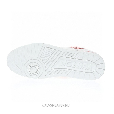 Louis Vuitton LV x Nigo Trainer "White with Red LV Made" 1A9J9V Sneakers