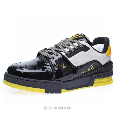 Louis Vuitton LV Trainer "Black Yellow Silver" 1A9JTM Sneakers