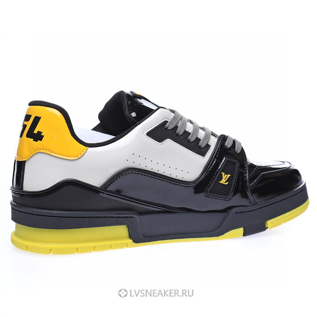 Louis Vuitton LV Trainer "Black Yellow Silver" 1A9JTM Sneakers
