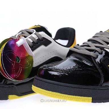 Louis Vuitton LV Trainer "Black Yellow Silver" 1A9JTM Sneakers