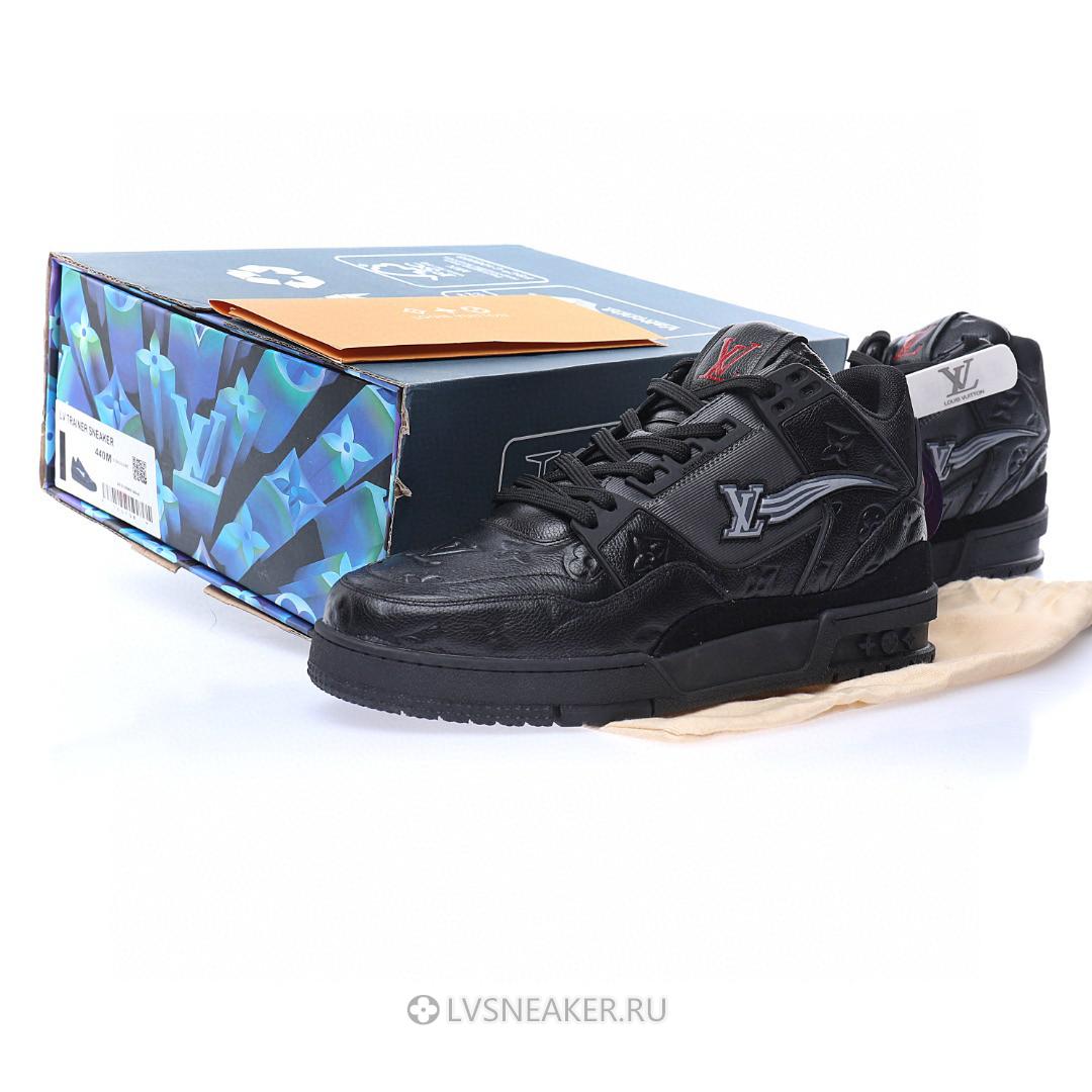 Louis Vuitton LV Trainer "Monogram Eclipse" 1A8AA6-2 Sneakers