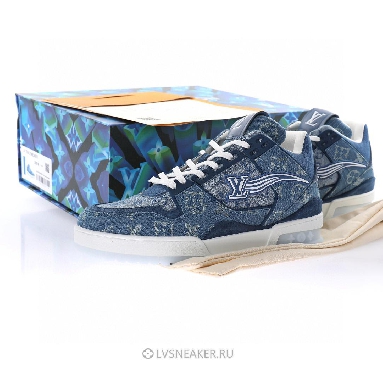 Louis Vuitton LV Trainer "Monogram Denim" 1A8MG3 Sneakers