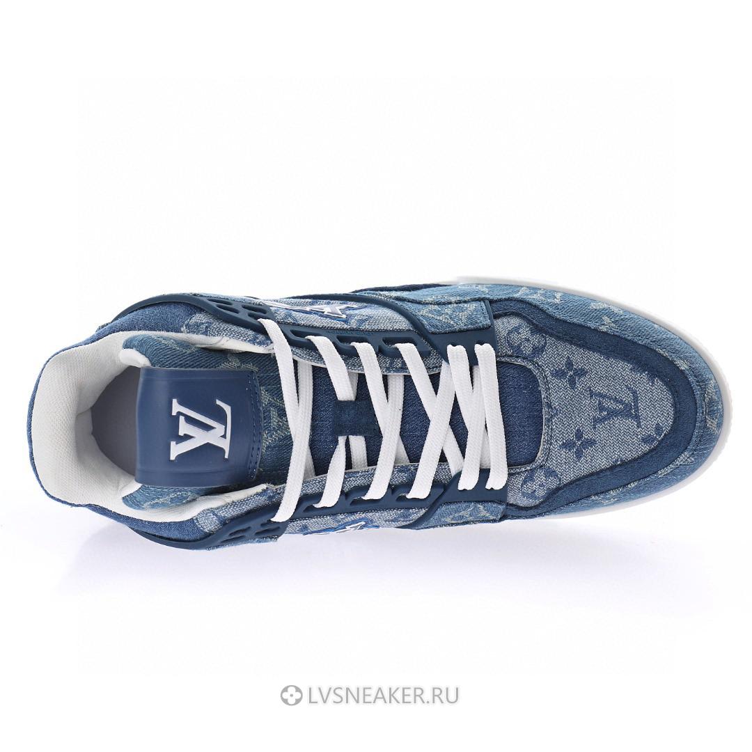 Louis Vuitton LV Trainer "Monogram Denim" 1A8MG3 Sneakers