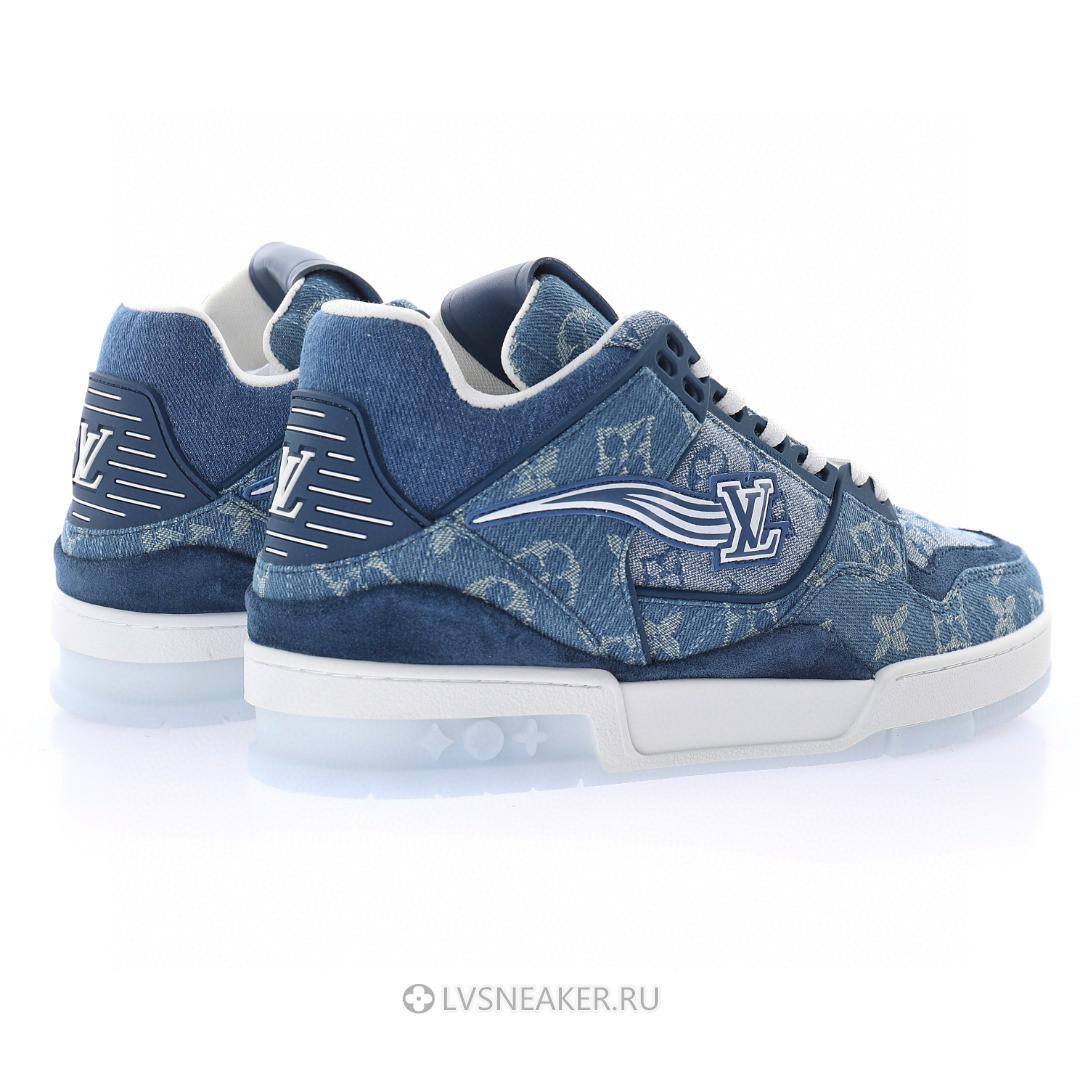 Louis Vuitton LV Trainer "Monogram Denim" 1A8MG3 Sneakers