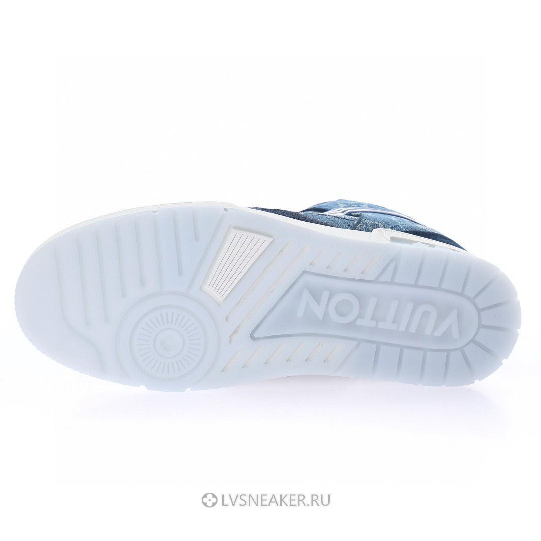 Louis Vuitton LV Trainer "Monogram Denim" 1A8MG3 Sneakers