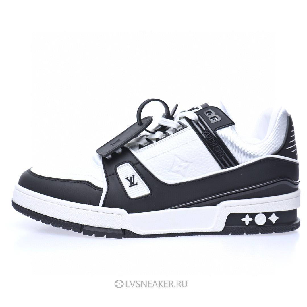 Louis Vuitton LV x Virgil Abloh Trainer "Black White" 1A812N Sneakers