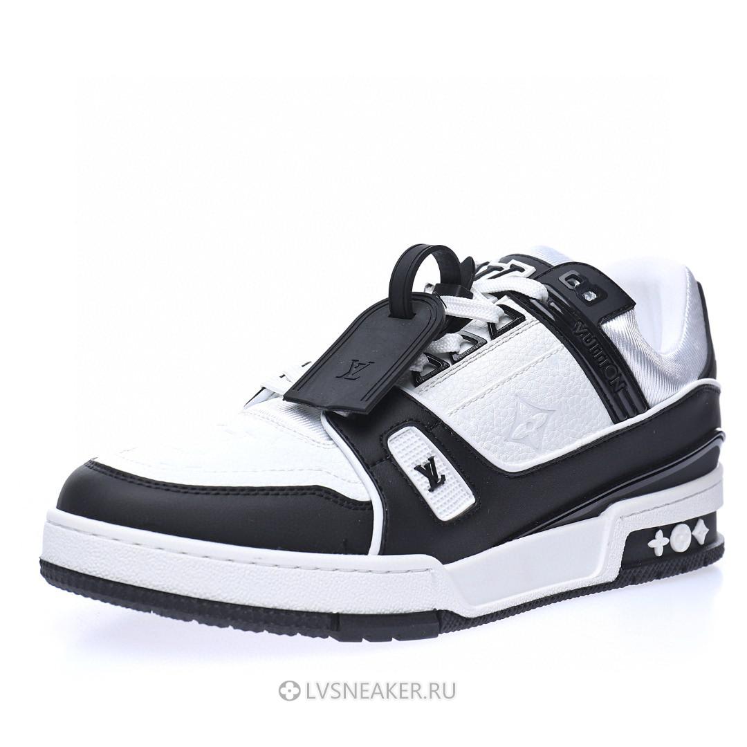 Louis Vuitton LV x Virgil Abloh Trainer "Black White" 1A812N Sneakers