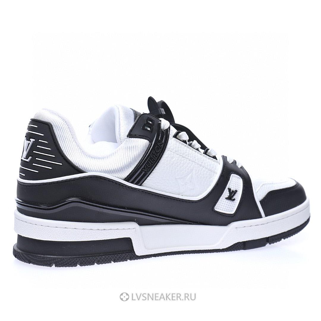 Louis Vuitton LV x Virgil Abloh Trainer "Black White" 1A812N Sneakers