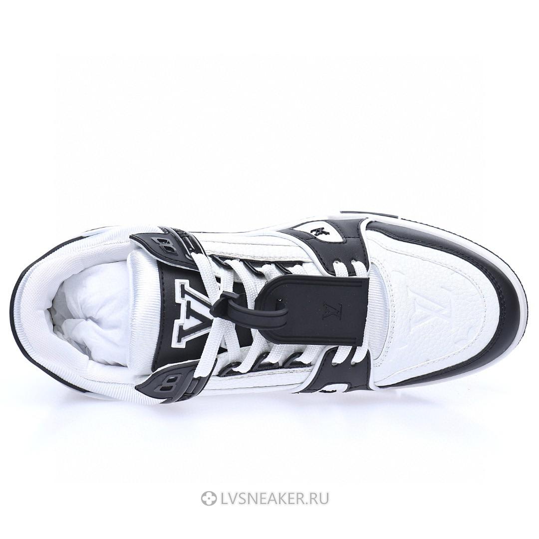 Louis Vuitton LV x Virgil Abloh Trainer "Black White" 1A812N Sneakers