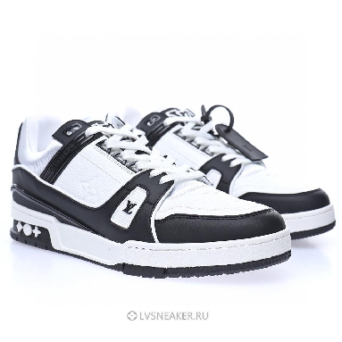 Louis Vuitton LV x Virgil Abloh Trainer "Black White" 1A812N Sneakers