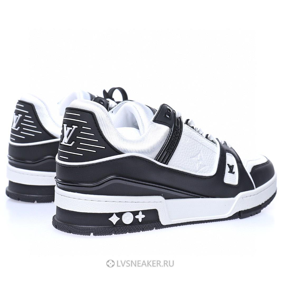Louis Vuitton LV x Virgil Abloh Trainer "Black White" 1A812N Sneakers