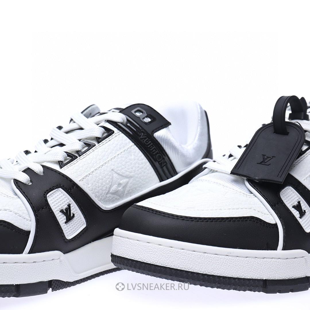 Louis Vuitton LV x Virgil Abloh Trainer "Black White" 1A812N Sneakers