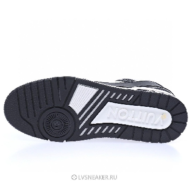Louis Vuitton LV x Virgil Abloh Trainer "Black White" 1A812N Sneakers