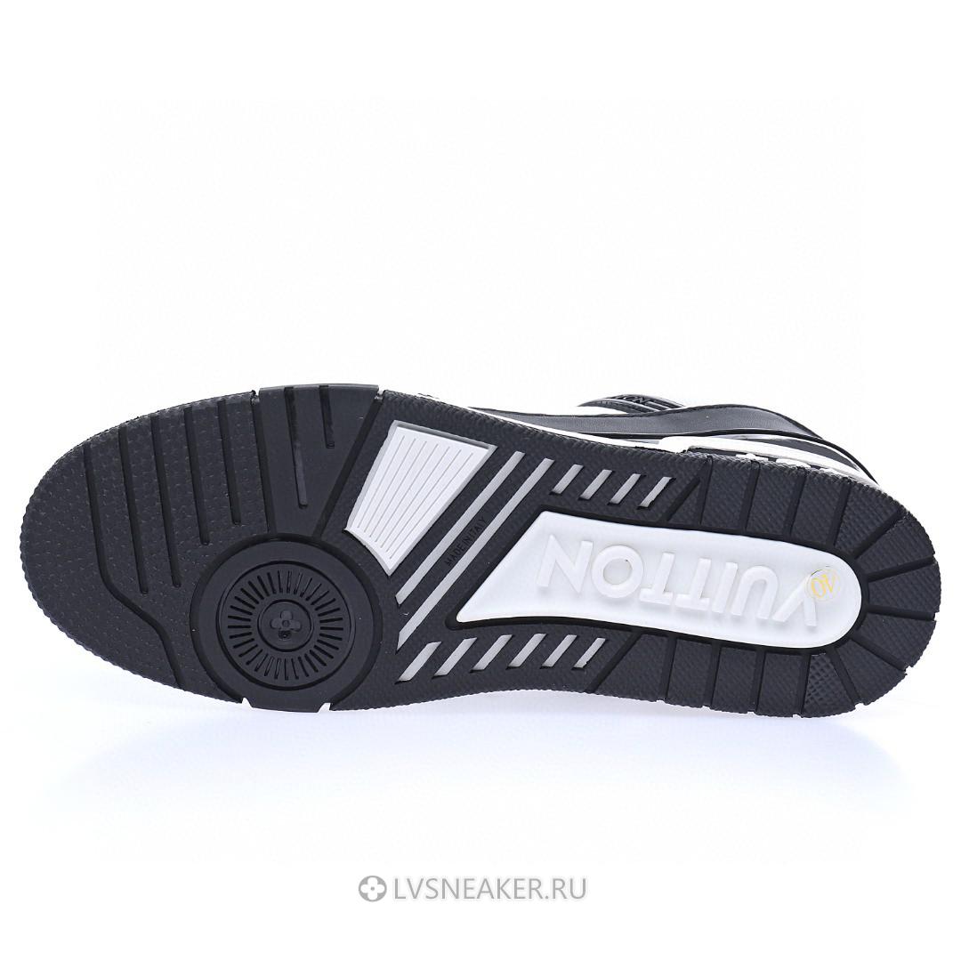 Louis Vuitton LV x Virgil Abloh Trainer "Black White" 1A812N Sneakers