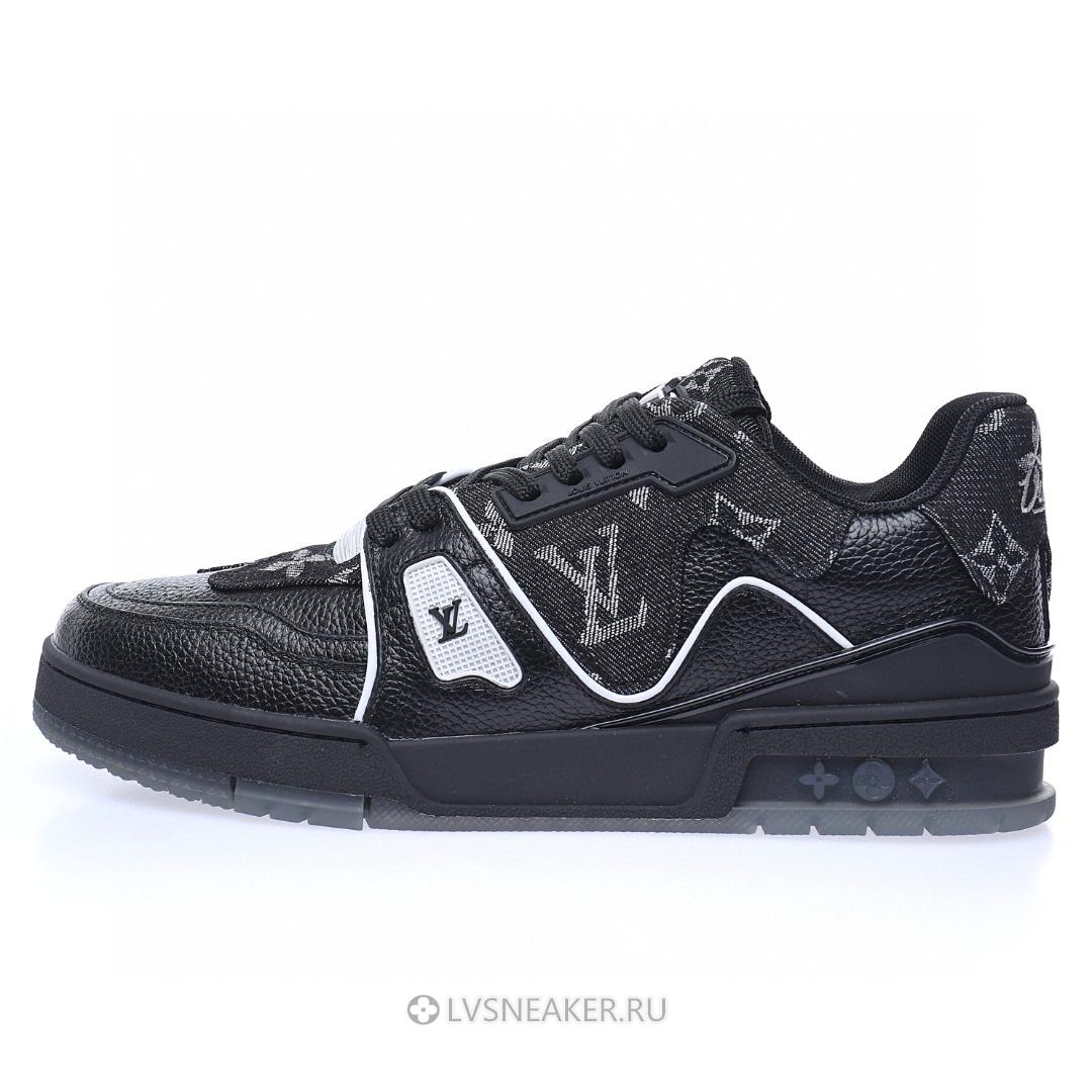 Louis Vuitton LV Trainer "Black White Grey" 1AHSZL-2 Sneakers