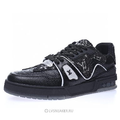 Louis Vuitton LV Trainer "Black White Grey" 1AHSZL-2 Sneakers