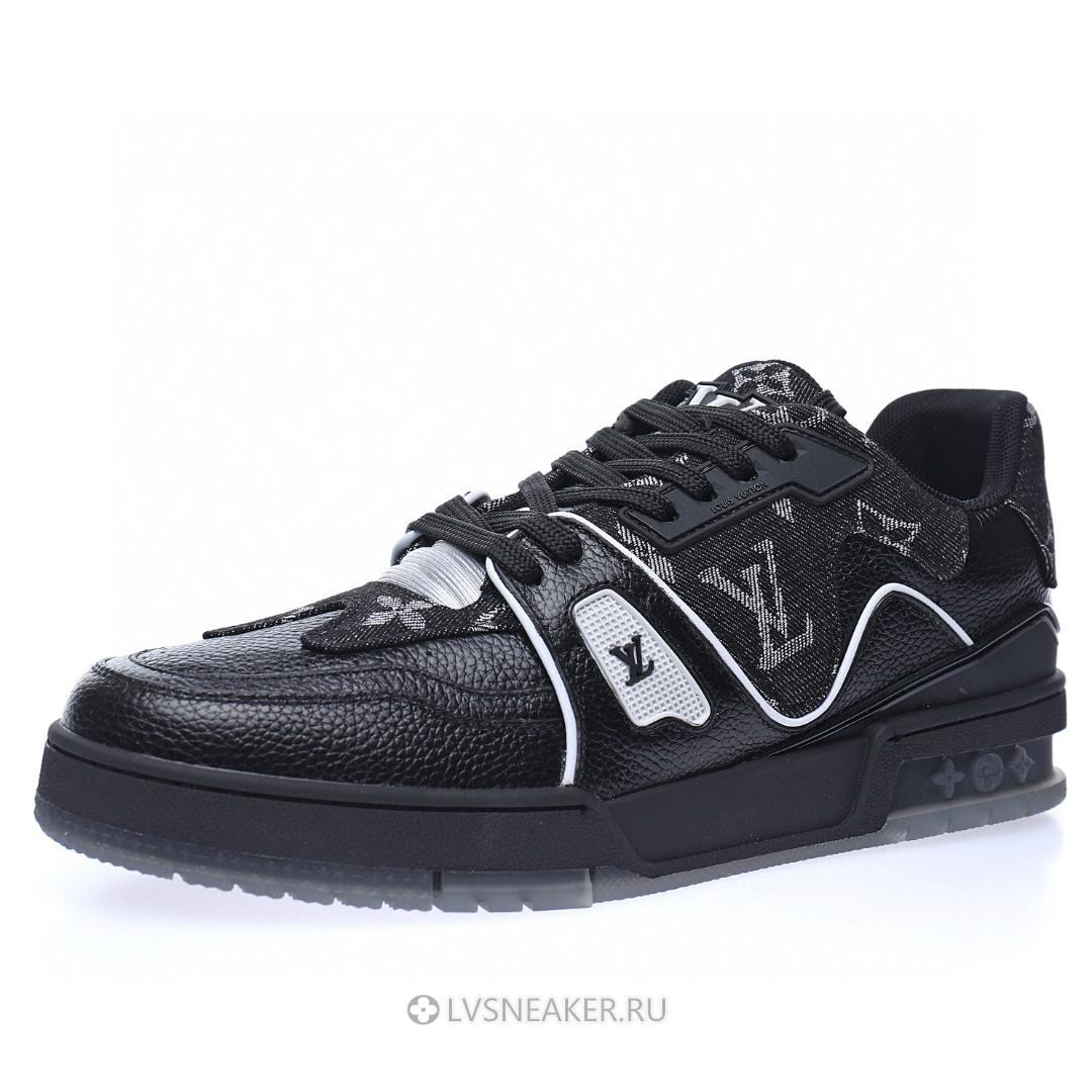 Louis Vuitton LV Trainer "Black White Grey" 1AHSZL-2 Sneakers
