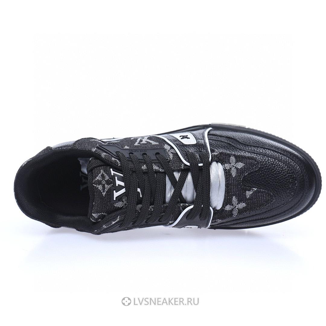 Louis Vuitton LV Trainer "Black White Grey" 1AHSZL-2 Sneakers